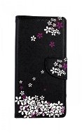 Kryt na mobil TopQ Xiaomi Redmi 9 knižkový Kvety sakury 51054 - Kryt na mobil