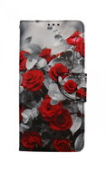 TopQ Xiaomi Redmi 9T booklet Red rose mix 65904 - Phone Case