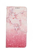 TopQ Xiaomi Redmi 9T booklet Pink marble 65882 - Phone Case