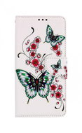 TopQ Xiaomi Redmi 9T booklet Butterflies with flower 65876 - Phone Case