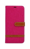 TopQ Samsung J6+ book denim pink 34693 - Phone Case
