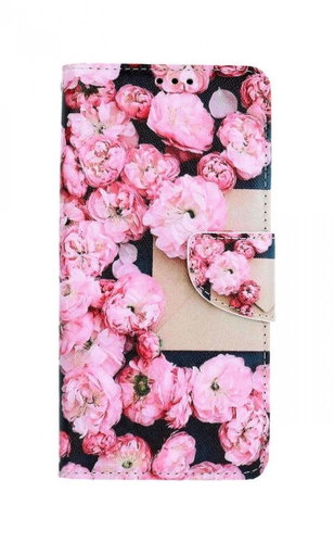 TopQ Xiaomi Redmi 9T booklet Pink flowers 65997 - Phone Case - Main image