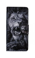 TopQ Xiaomi Redmi 9T booklet Black and white lion 65995 - Phone Case