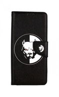 TopQ Xiaomi Redmi 9T booklet Black and white pitbull 65985 - Phone Case