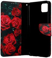 TopQ Samsung A22 5G booklet Red roses 66091 - Phone Case