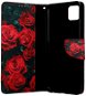 TopQ Samsung A22 5G knižkové Červené ružičky 66091 - Puzdro na mobil