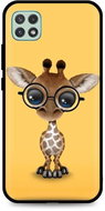 TopQ Samsung A22 5G silicone Cute Giraffe 61285 - Phone Cover