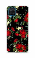 TopQ Samsung A12 silicone Flowers of roses 58640 - Phone Cover
