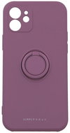 Roar Amber iPhone 12 silicone purple 66234 - Phone Cover