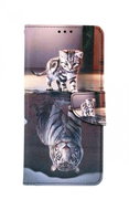TopQ Realme C21 book Tiger 60511 - Phone Case