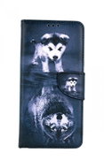TopQ Realme C21 booklet Reflection of a wolf 60509 - Phone Case