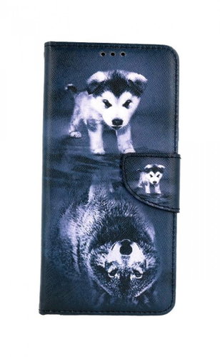 TopQ Realme C21 booklet Reflection of a wolf 60509 - Phone Case - Main image