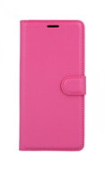 TopQ Samsung J6+ dark pink bookcase with buckle 34656 - Phone Case
