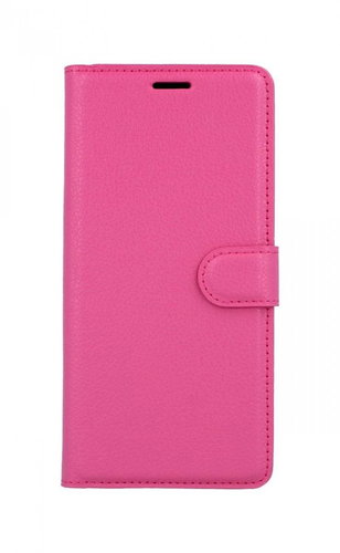 TopQ Samsung J6+ dark pink bookcase with buckle 34656 - Phone Case - Main image