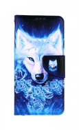 TopQ Xiaomi Redmi Note 10 booklet Turquoise wolf 59817 - Phone Case