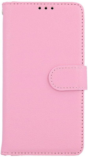 TopQ iPhone 13 Pro book light pink with buckle 66450 - Phone Case - Main image