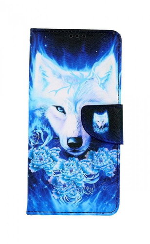 TopQ Samsung A22 booklet Turquoise wolf 66168 - Phone Case - Main image