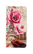 TopQ Samsung A22 knižkové Rozkvitnutý Paríž 66167 - Puzdro na mobil
