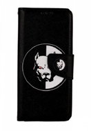 TopQ Samsung A22 booklet Black and white pitbull 66271 - Phone Case