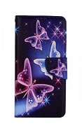 Phone Cover TopQ Xiaomi Redmi 9C book Blue with butterflies 52447 - Kryt na mobil