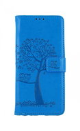 TopQ Samsung A22 5G booklet Blue tree owls 66868 - Phone Case