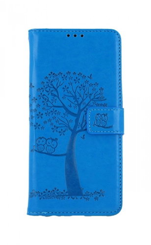 TopQ Samsung A22 5G booklet Blue tree owls 66868 - Phone Case - Main image