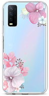 TopQ Vivo Y20s silicone Violet Blossom 66993 - Phone Cover