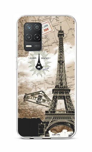 TopQ Realme 8 5G silicone Paris 2 66404 - Phone Cover - Main image