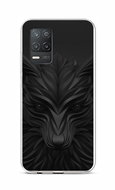 TopQ Realme 8 5G Silicone Black Wolf 66401 - Phone Cover