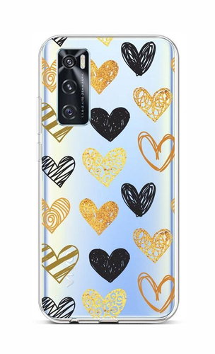 TopQ Vivo Y70 Silicone Heart 67192 - Phone Cover - Main image