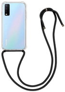 TopQ Vivo Y11s silicone with black cord transparent 67301 - Phone Cover
