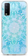 TopQ Vivo Y20s silicone Blue Mandala 66974 - Phone Cover