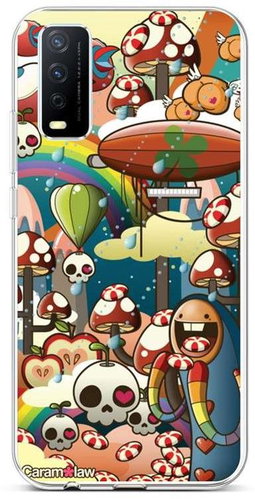 TopQ Vivo Y11s silicone Caram Law 2 66589 - Phone Cover - Main image