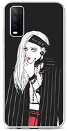 TopQ Vivo Y11s silicone Dark Girl 66566 - Phone Cover