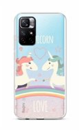 TopQ Xiaomi Redmi Note 11 silikón Unicorn Love 67324 - Kryt na mobil