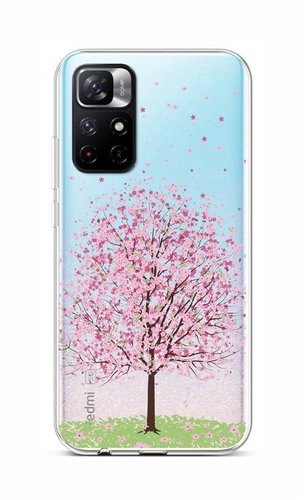 TopQ Xiaomi Redmi Note 11 Silicone Blossom Tree 67322 - Phone Cover - Main image