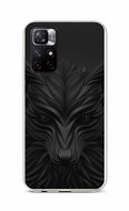 TopQ Xiaomi Redmi Note 11 Silicone Black Wolf 67317 - Phone Cover