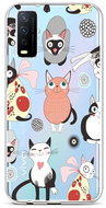 TopQ Vivo Y20s Silicone Cats 2 66957 - Phone Cover