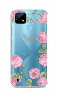 TopQ Realme C21 Silicone Peonies 66832 - Phone Cover
