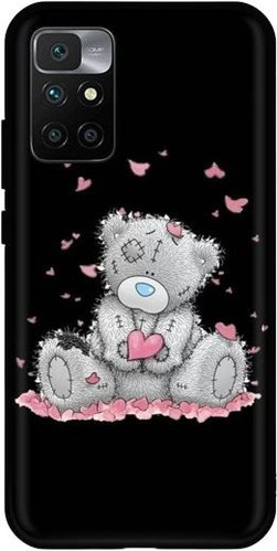 TopQ Xiaomi Redmi 10 Silicone Lovely Teddy Bear 66702 - Phone Cover - Main image