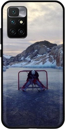 TopQ Xiaomi Redmi 10 Silicone Hockey Goalie 66674 - Phone Cover - Main image