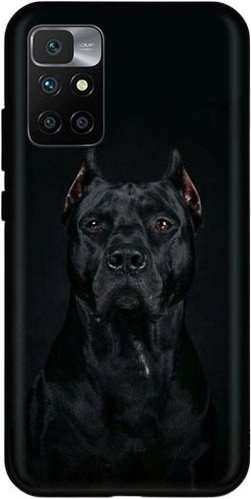 TopQ Xiaomi Redmi 10 Silicone Dark Pitbull 66667 - Phone Cover - Main image