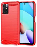 TopQ Xiaomi Redmi 10 silikón červený 66744 - Kryt na mobil