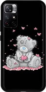 TopQ Xiaomi Redmi Note 11 Silicone Lovely Teddy Bear 67399 - Phone Cover