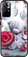 TopQ Xiaomi Redmi Note 11 Silicone Teddy Bear 67398 - Phone Cover