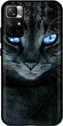 TopQ Xiaomi Redmi Note 11 Dark Cat Silicone 67386 - Phone Cover - Main image