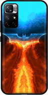TopQ Xiaomi Redmi Note 11 Silicone Fiery Batman 67384 - Phone Cover