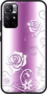 TopQ Xiaomi Redmi Note 11 Silicone Abstract Roses 67366 - Phone Cover