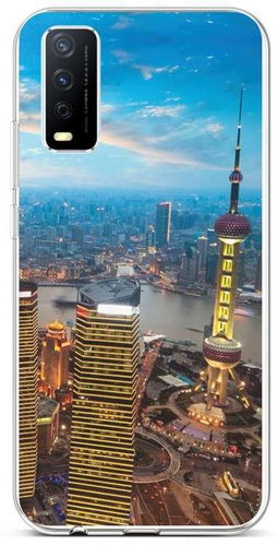 TopQ Vivo Y20s Silicone City 66949 - Phone Cover - Main image