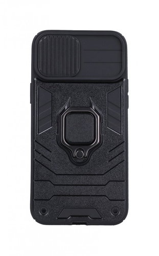 TopQ iPhone SE 2020 Durable Ring Lens Black 67458 - Phone Cover - Main image